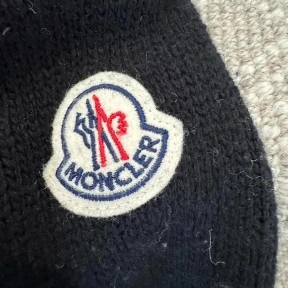 Moncler Women's Mixed Media Zip Cardigan - Size (Small) - Black - Picture 5 of 12